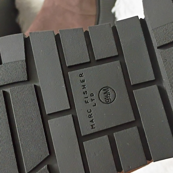 Marc Fisher LTD Bermida Dark Brown Leather Boots 🆕 With 🎁 - Picture 6 of 7